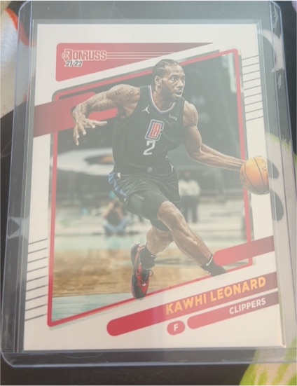 2021-22 Donruss #136 Kawhi Leonard — front