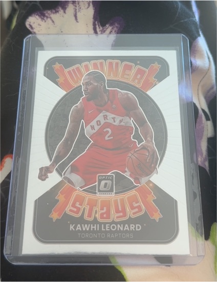 2021-22 Panini Donruss Optic #18 Kawhi Leonard Winner Stays — front