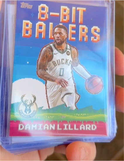 2025-26 Topps Basketball #8B-8 Damian Lillard 8-Bit Ballers — front
