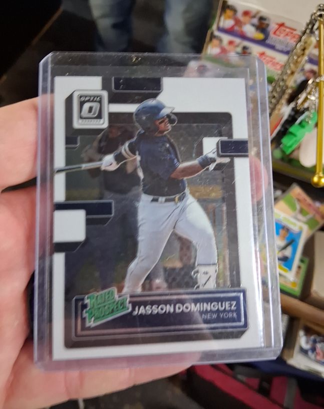 2022 Donruss Optic Rated Prospect #RP-2 Jasson Dominguez — front