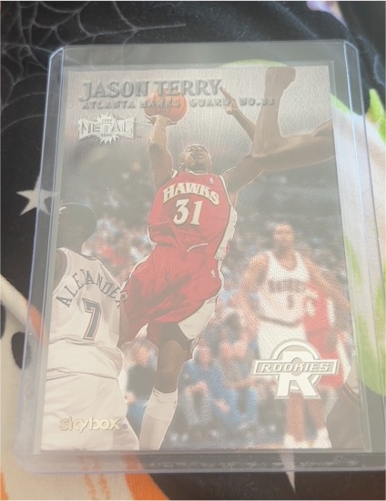 1999-00 Skybox Metal #157 Jason Terry — front
