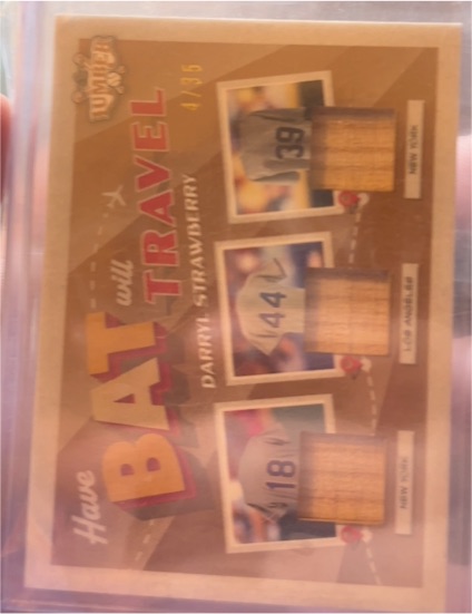 2022 Leaf Lumber Have Bat Will Travel #4/35 Darryl Strawberry — front