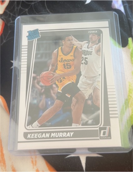 2022 Panini Chronicles Draft Picks Donruss #4 Keegan Murray Rated Rookie — front