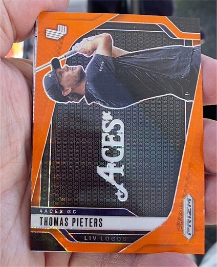 2025 Panini Prizm LIV Golf #12 Thomas Pieters — front