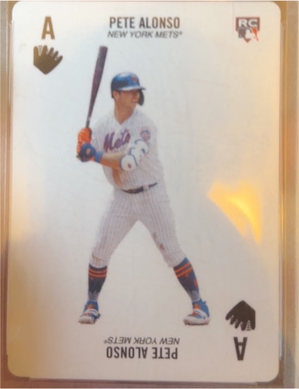 2019 Topps Kenny Mayne 52-Card Baseball Game #A Pete Alonso — front