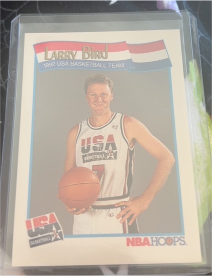 1991-92 NBA Hoops #576 Larry Bird — front