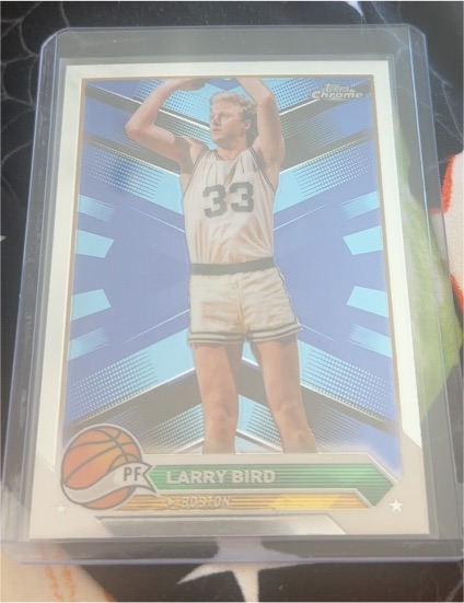 2023-24 Topps Chrome #175 Larry Bird Boston Celtics — front