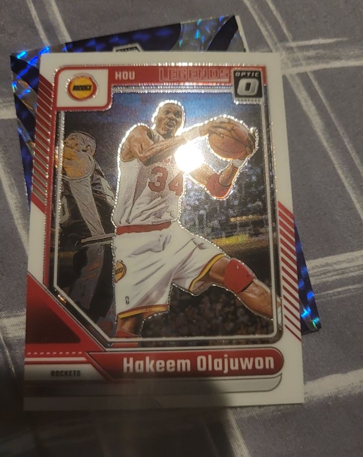 2024-25 Donruss Optic #249 Hakeem Olajuwon — front