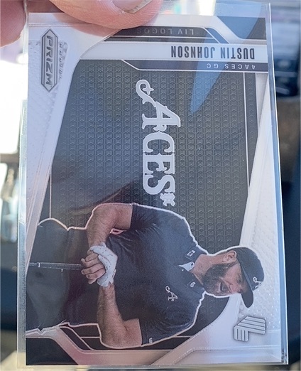 2025 Panini Prizm LIV Golf #10 Dustin Johnson — front