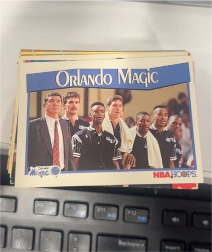 1991-92 NBA Hoops #292 Orlando Magic — front