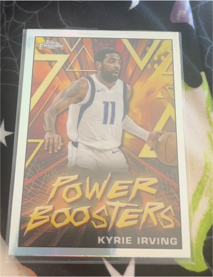 2023-24 Topps Chrome #PB-5 Kyrie Irving Power Boosters Dallas Mavericks — front