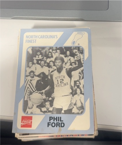 1989 Collegiate Collection North Carolina's Finest #63 Phil Ford — front