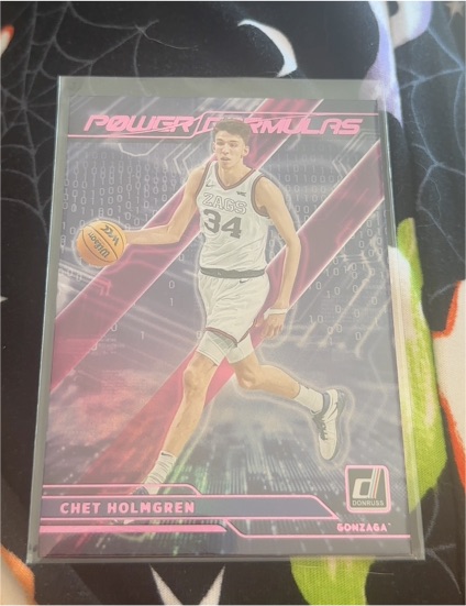 2022-23 Panini Chronicles Draft Picks Donruss Power Formulas #PF-CHE Chet Holmgren — front