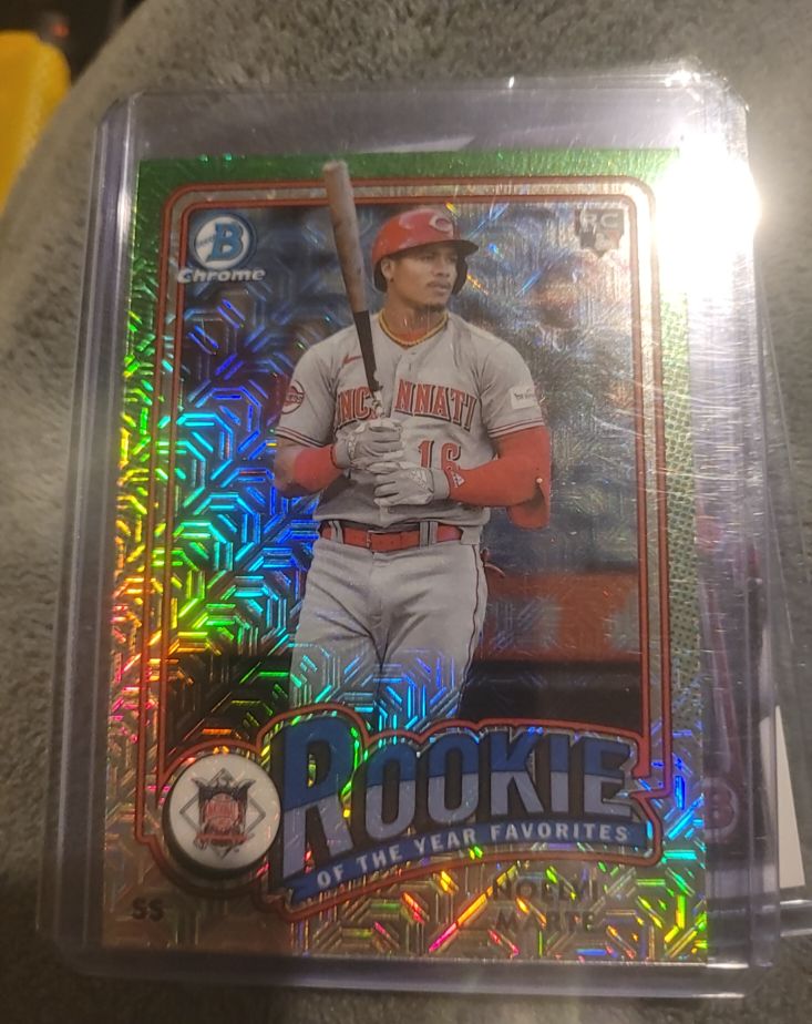 2024 Bowman Chrome Rookie of the Year Favorites #ROY-4 Noelvi Marte — front