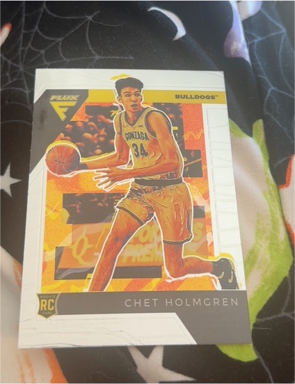 2022 Panini Chronicles Draft Picks Flux #1 Chet Holmgren — front
