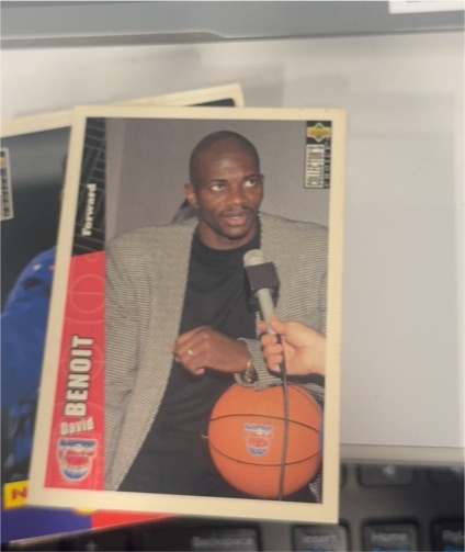1996-97 Upper Deck Collector's Choice #289 David Benoit — front