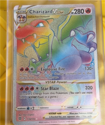 2022 Pokémon Brilliant Stars #174 Charizard VSTAR — front
