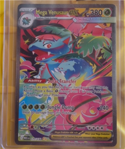 2025 Pokémon Mega Evolution #177 Mega Venusaur ex — front