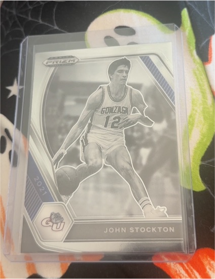 2021 Panini Prizm Draft Picks #87 John Stockton Gonzaga Bulldogs — front