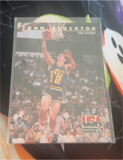 1992 SkyBox USA #83 John Stockton — front