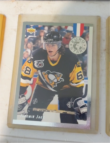 1992-93 Upper Deck Euro Stars #E14 Jaromir Jagr — front