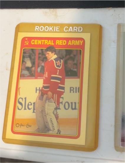 1990-91 O-Pee-Chee #7R Arturs Irbe Central Red Army — front