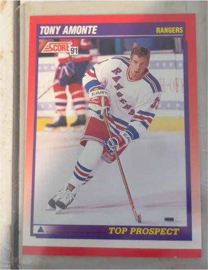 1991 Score #288 Tony Amonte — front