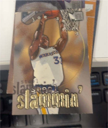 1996-97 Fleer Metal Joe Smith Steel Slammin Warriors #9 — front