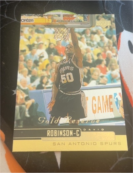 1999-00 Upper Deck Gold Reserve #192 David Robinson — front