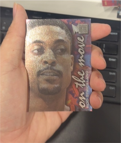 1996-97 Fleer Metal #121 Rod Strickland On The Move — front