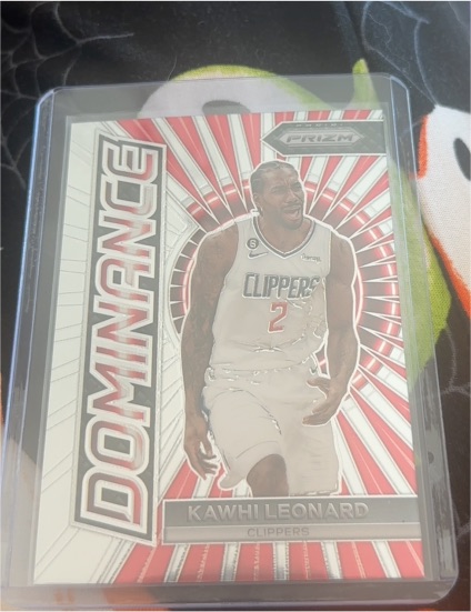 2023-24 Panini Prizm #18 Kawhi Leonard Dominance — front
