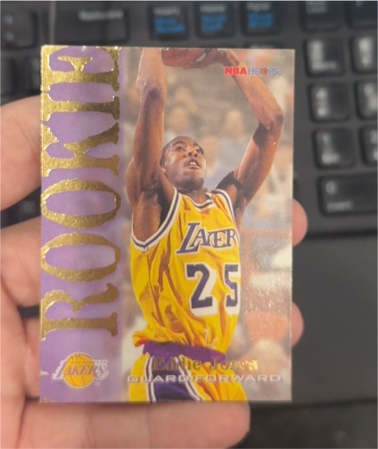 1994-95 NBA Hoops #339 Eddie Jones Rookie — front