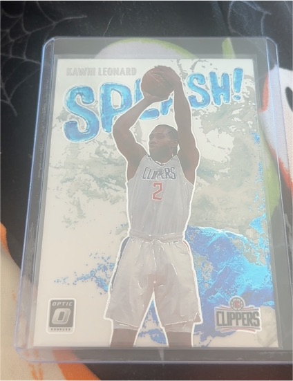 2021-22 Panini Donruss Optic #15 Kawhi Leonard Splash! — front