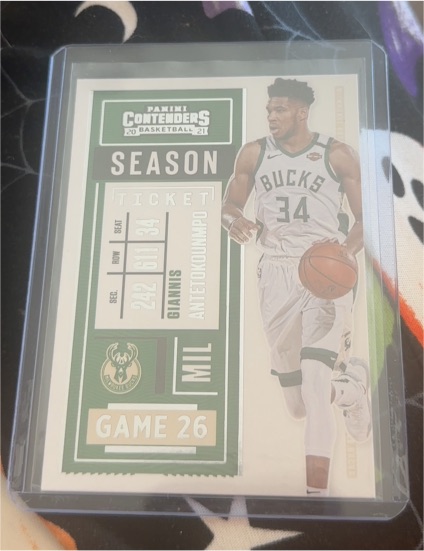 2020-21 Panini Contenders Season Ticket #99 Giannis Antetokounmpo — front