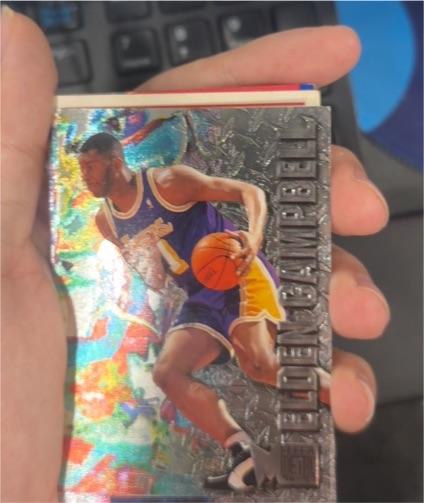 1996-97 Metal #47 Elden Campbell — front