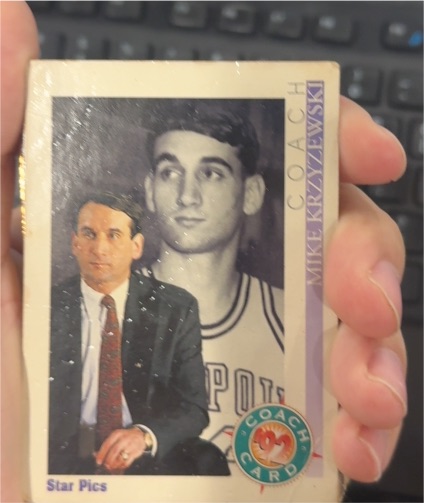 1992 Star Pics #15 Mike Krzyzewski — front