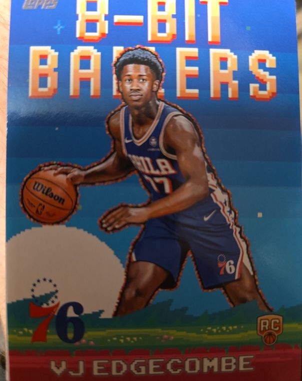 2025-26 Topps #8B-33 VJ Edgecombe 8-Bit Ballers — front