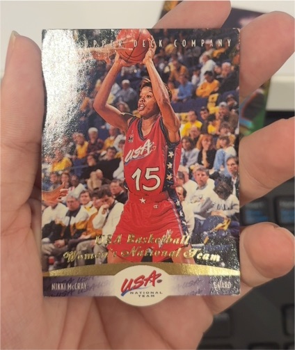 1996 Upper Deck USA #67 Nikki McCray — front