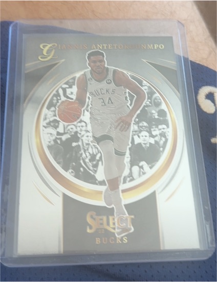 2022-23 Panini Select Certified #12 Giannis Antetokounmpo — front