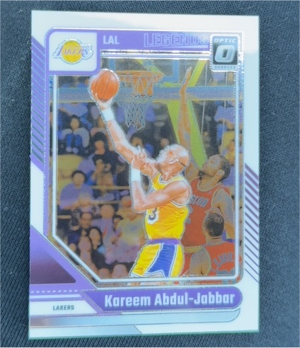 2024-25 Panini Donruss Optic #228 Kareem Abdul-Jabbar — front