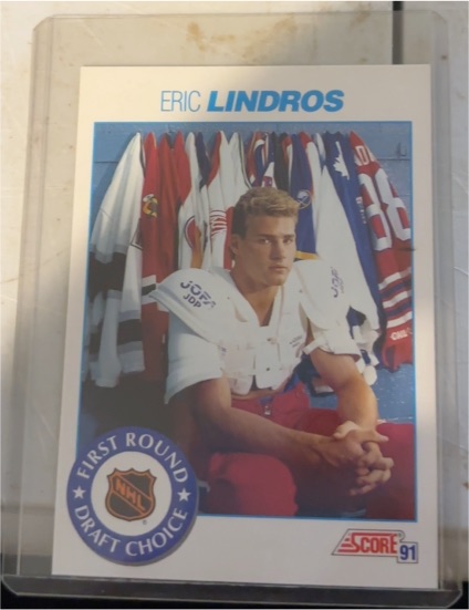 1991-92 Score #356 Eric Lindros — front