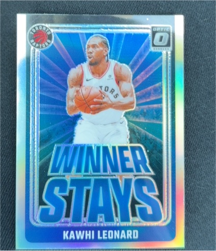 2024-25 Panini Donruss Optic #8 Kawhi Leonard Winner Stays — front