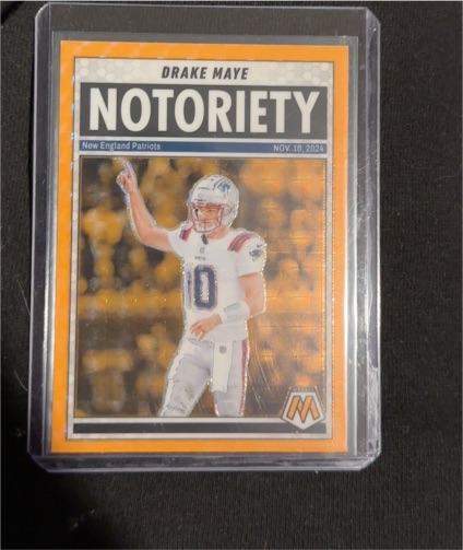 2025 Panini Mosaic #3 Drake Maye Notoriety — front
