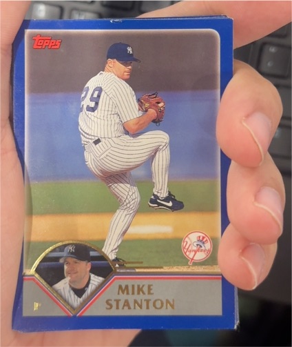 2003 Topps #153 Mike Stanton — front