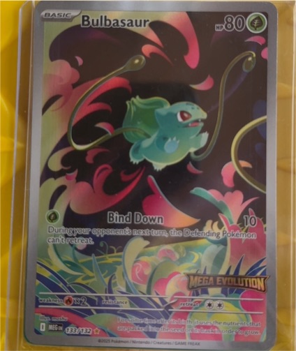 2025 Pokemon Mega Evolutions #133/132 Bulbasaur — front