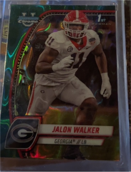 2024 Bowman University Chrome #89 Jalon Walker — front