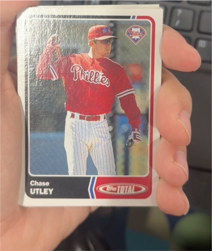 2003 Topps Total #85 Chase Utley — front