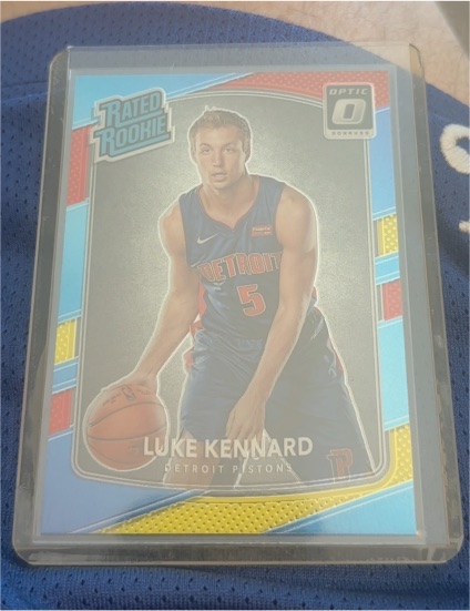 2017-18 Donruss Optic #189 Luke Kennard Rated Rookie — front