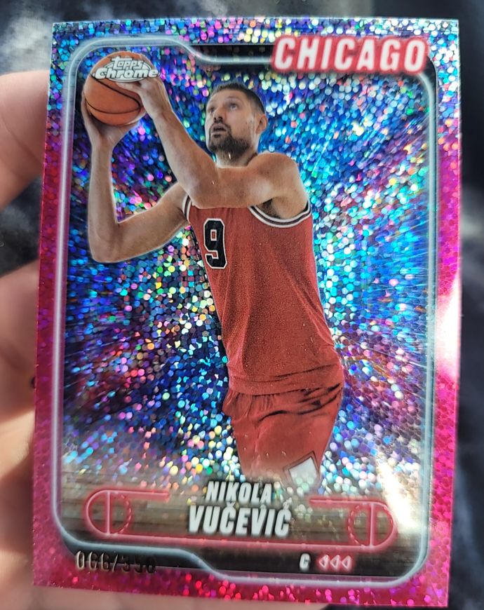 2024-25 Topps Chrome #97 Nikola Vučević — front