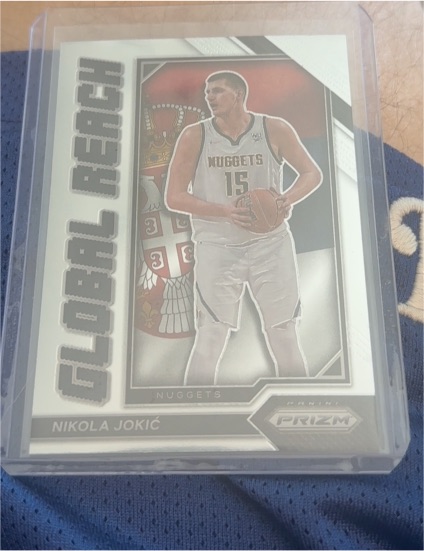 2022-23 Panini Prizm #1 Nikola Jokic Global Reach — front